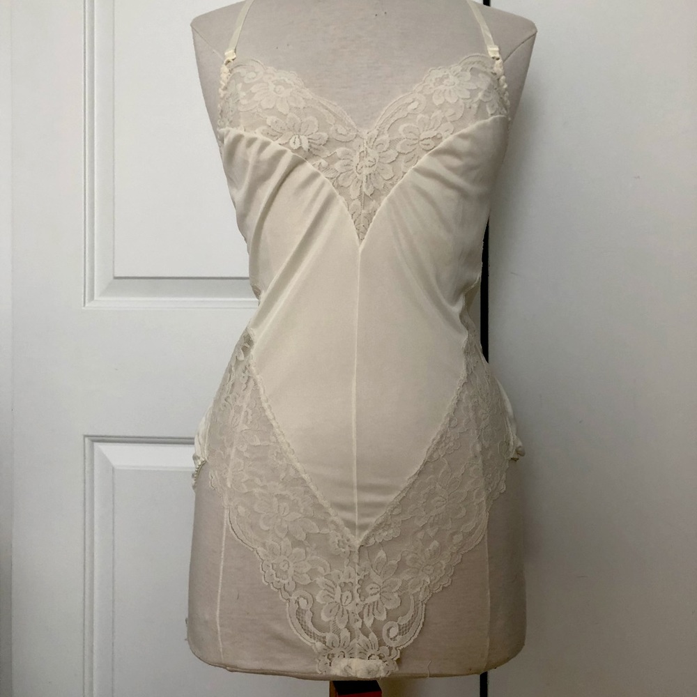 Vintage Vogue Bra Lace Bodysuit